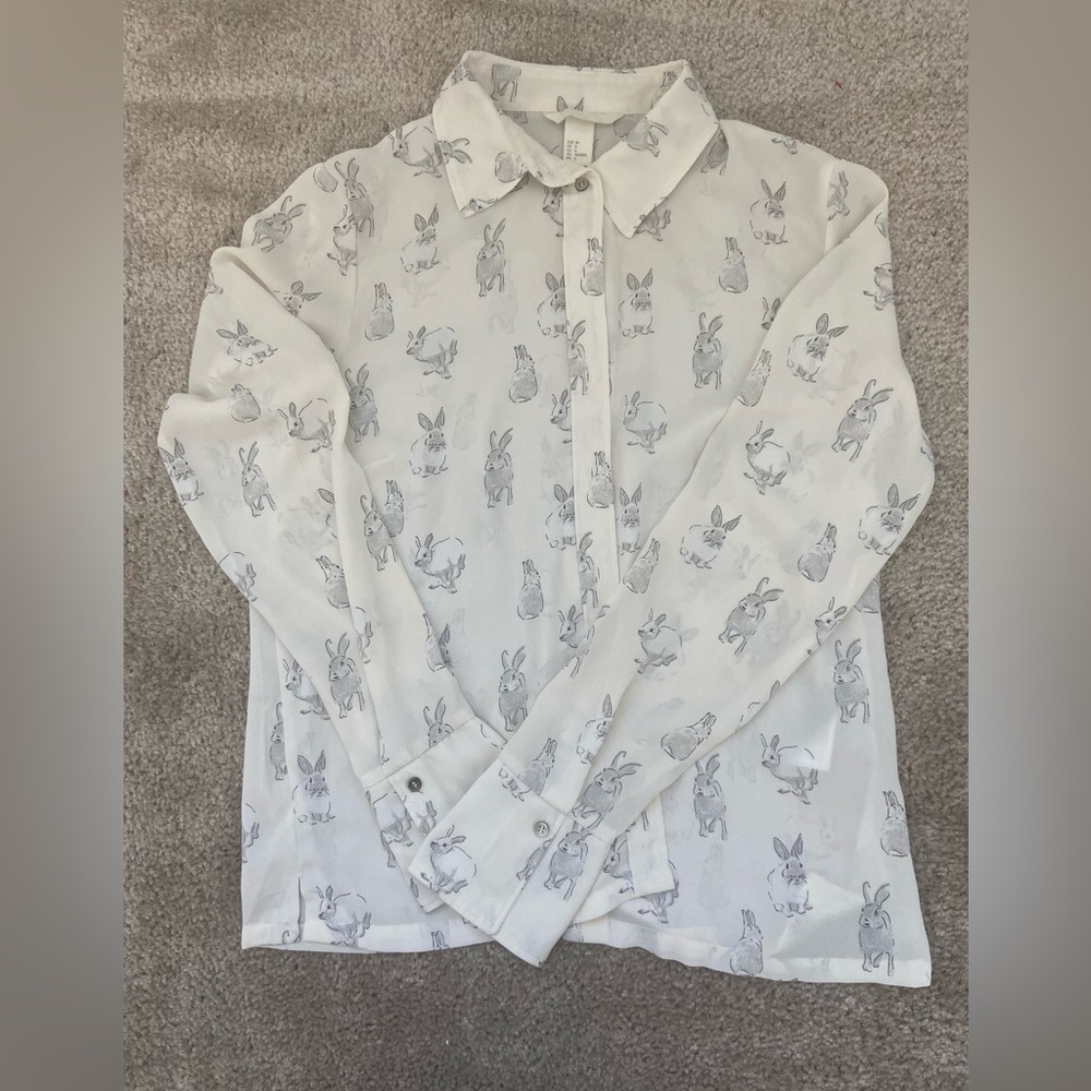 H&M bunny print shirt